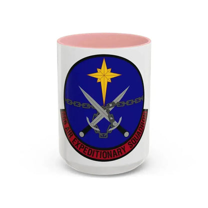 866th Air Expeditionary Squadron (U.S. Air Force) Accent Coffee Mug 15oz Pink - Go Mug Yourself