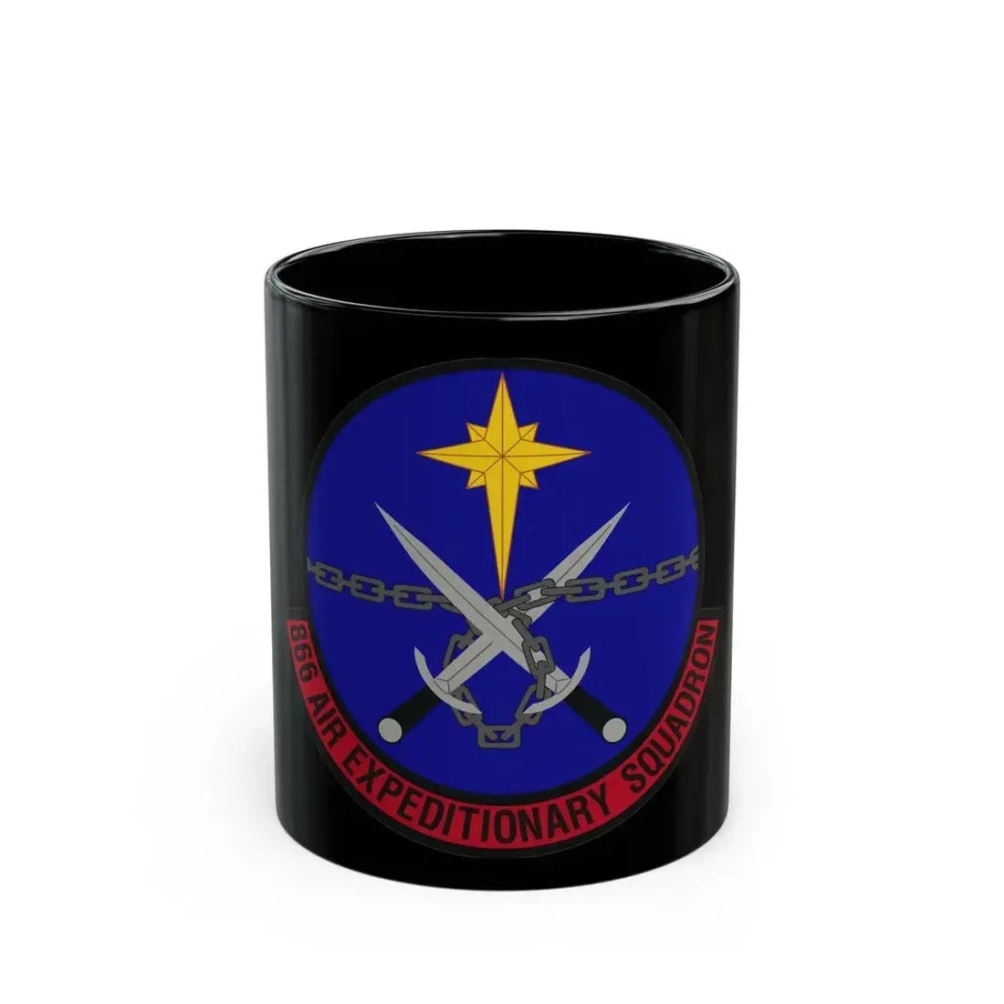 866th Air Expeditionary Squadron (U.S. Air Force) Black Coffee Mug 11oz - Go Mug Yourself