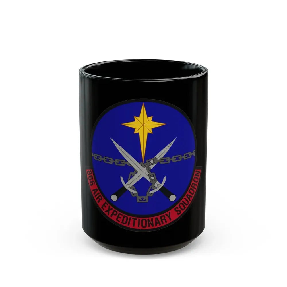 866th Air Expeditionary Squadron (U.S. Air Force) Black Coffee Mug 15oz - Go Mug Yourself