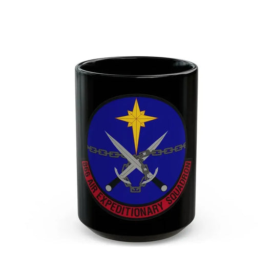 866th Air Expeditionary Squadron (U.S. Air Force) Black Coffee Mug 15oz - Go Mug Yourself