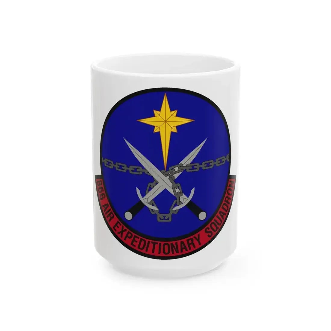 866th Air Expeditionary Squadron (U.S. Air Force) White Coffee Mug 15oz - Go Mug Yourself