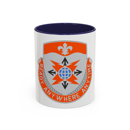 324 Signal Battalion (U.S. Army) Accent Coffee Mug