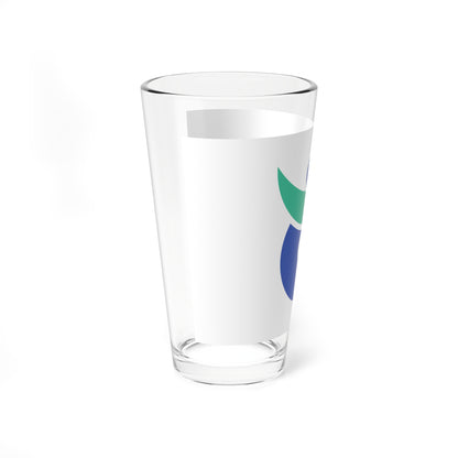 Flag of Akitakata Hiroshima (Japan) Pint Glass 16oz