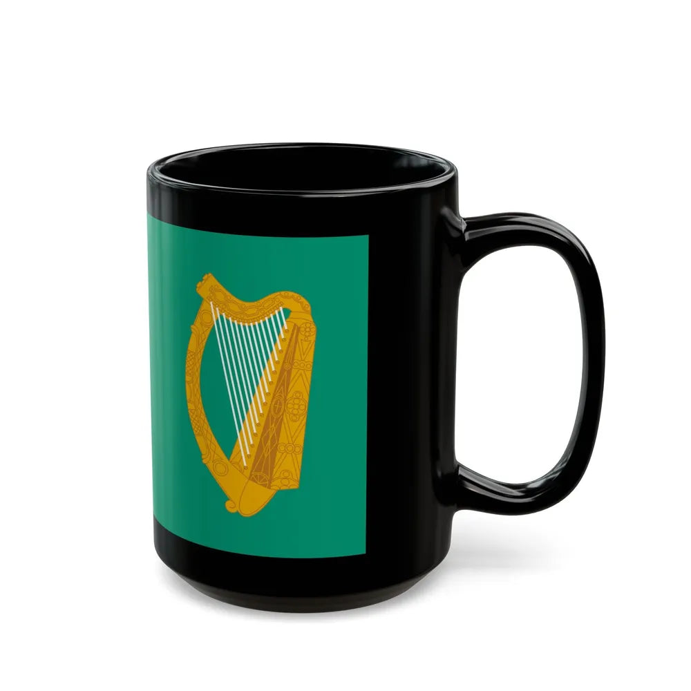 Flag of Dublin City Ireland - Black Coffee Mug-Go Mug Yourself