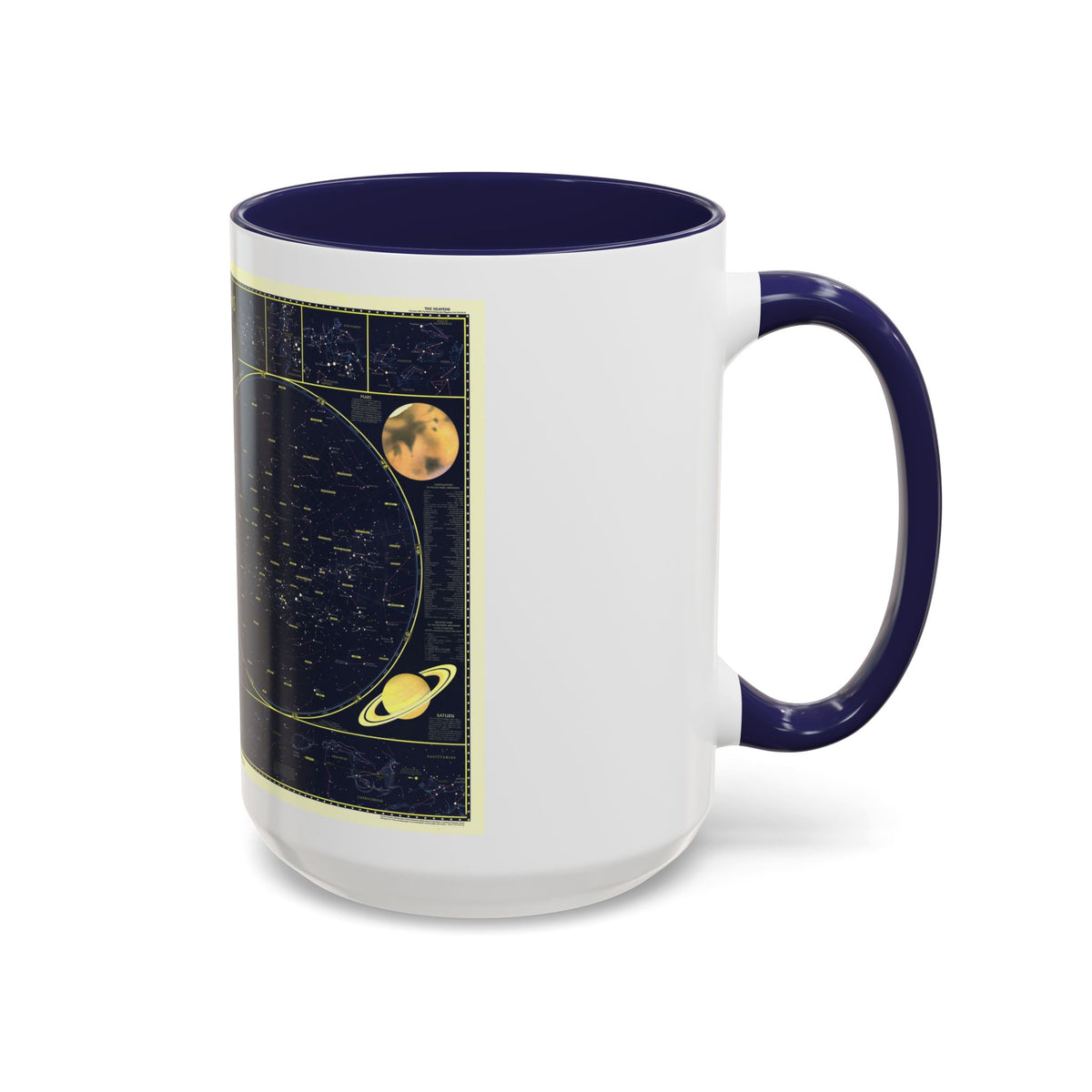 Heavens, The 1 (1957) (Map) Accent Coffee Mug