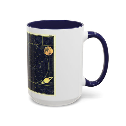 Heavens, The 1 (1957) (Map) Accent Coffee Mug