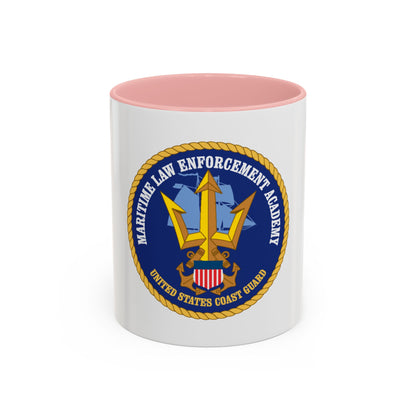 USCG Maritime Law Enforcement Academy (U.S. Coast Guard) Accent Coffee Mug