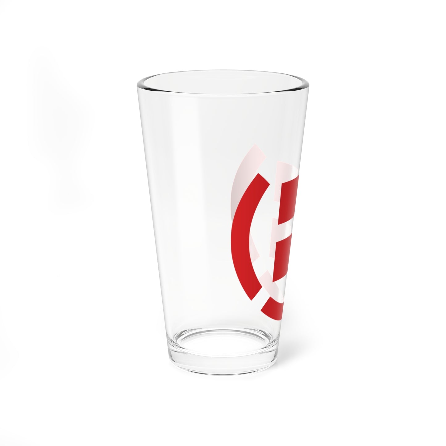 Danish Defence logo w-out crown (Denmark) (Coat of Arms) Pint Glass 16oz