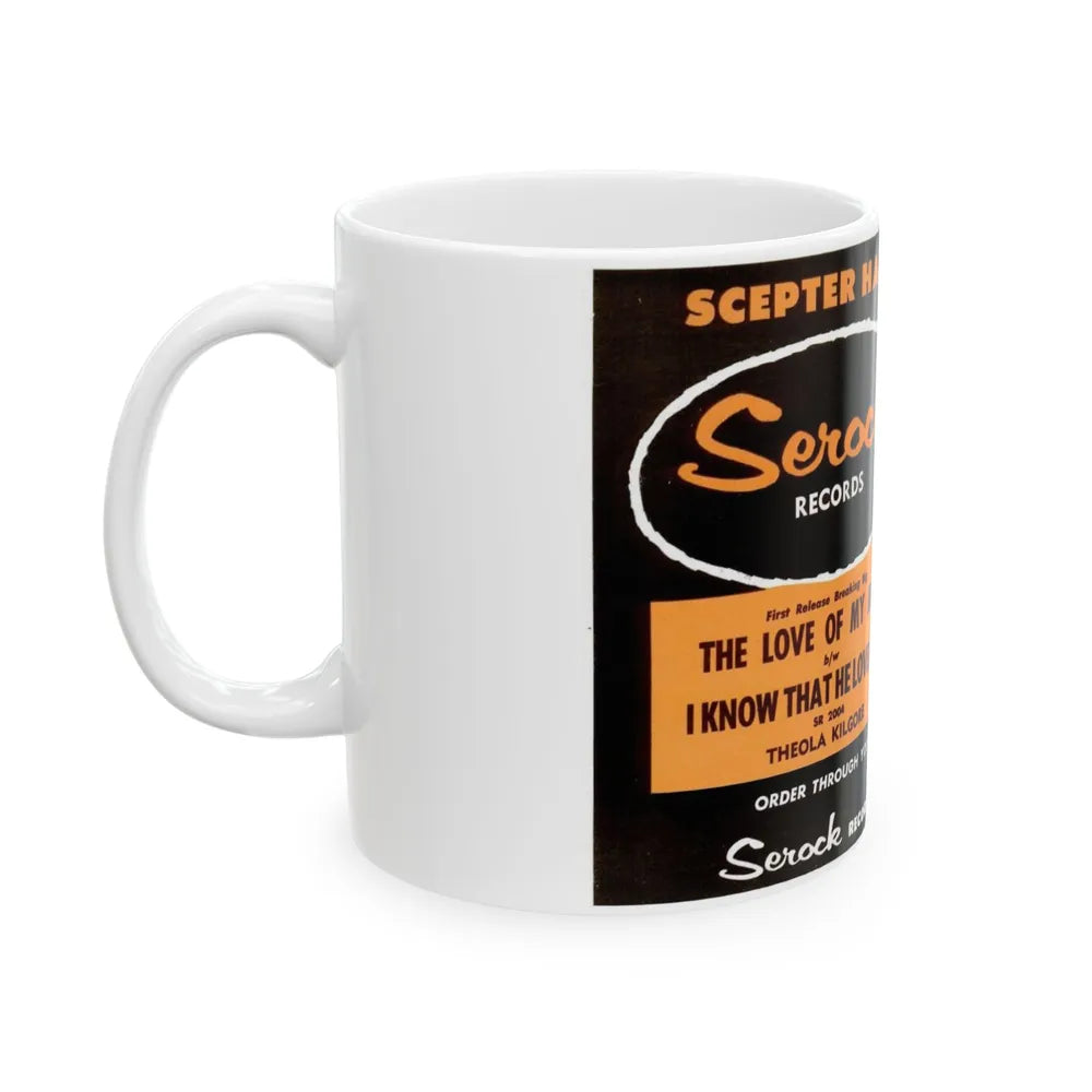 Serock Records 1963 (Music Poster) White Coffee Mug-Go Mug Yourself