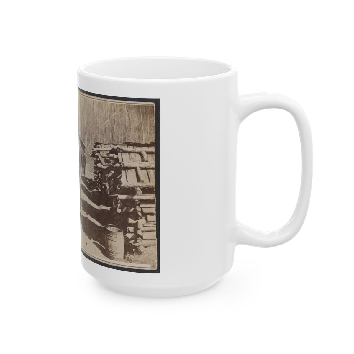 Art. Qts. 64 U.S.C., Palmyra Bend, Miss. (U.S. Civil War) White Coffee Mug