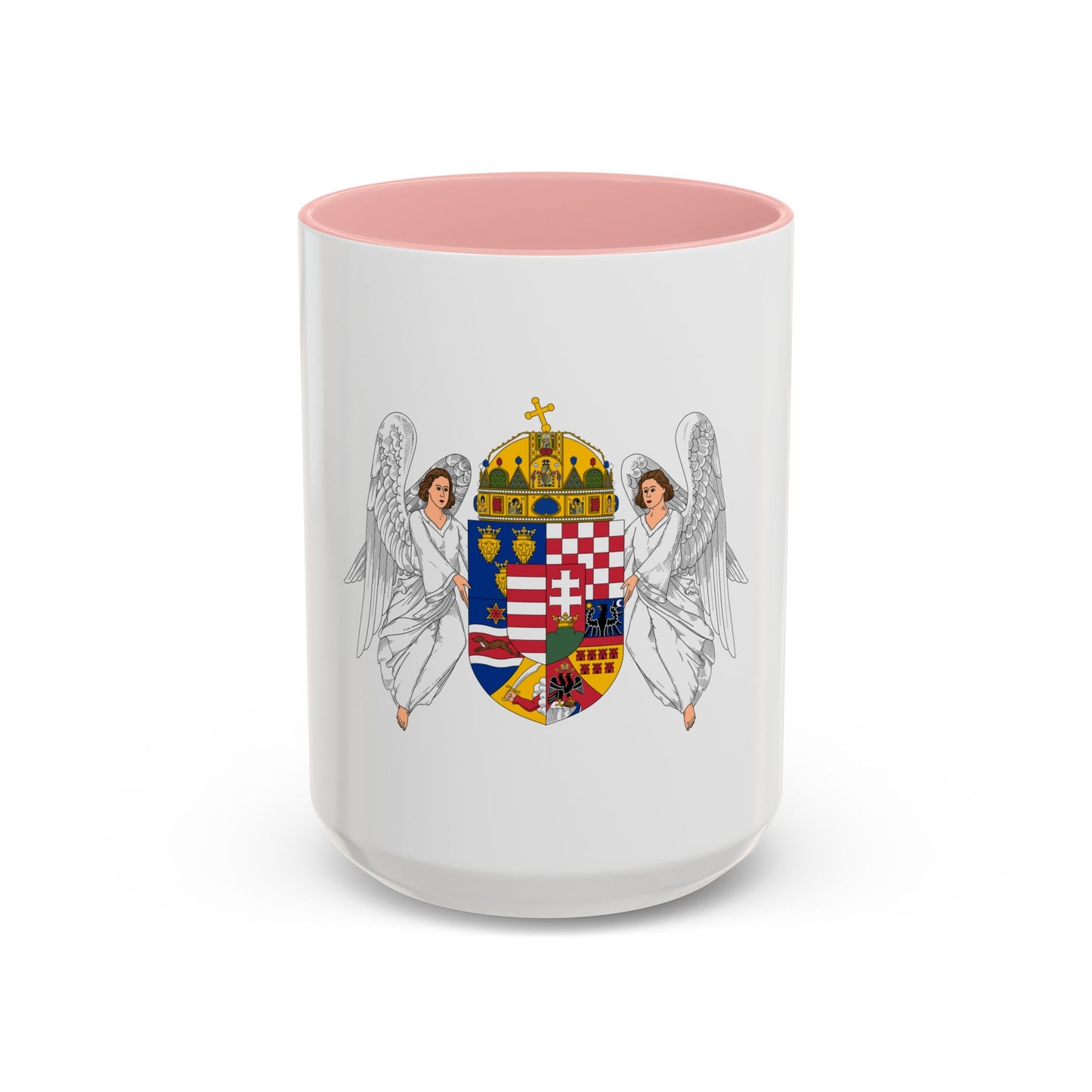 Coat of arms of the Lands of the Holy Hungarian Crown (1915-1918, 1919-1946) - Accent Coffee Mug