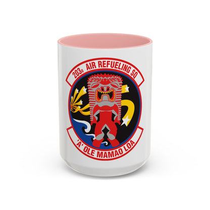 203 Air Refueling Squadron (U.S. Air Force) Accent Coffee Mug