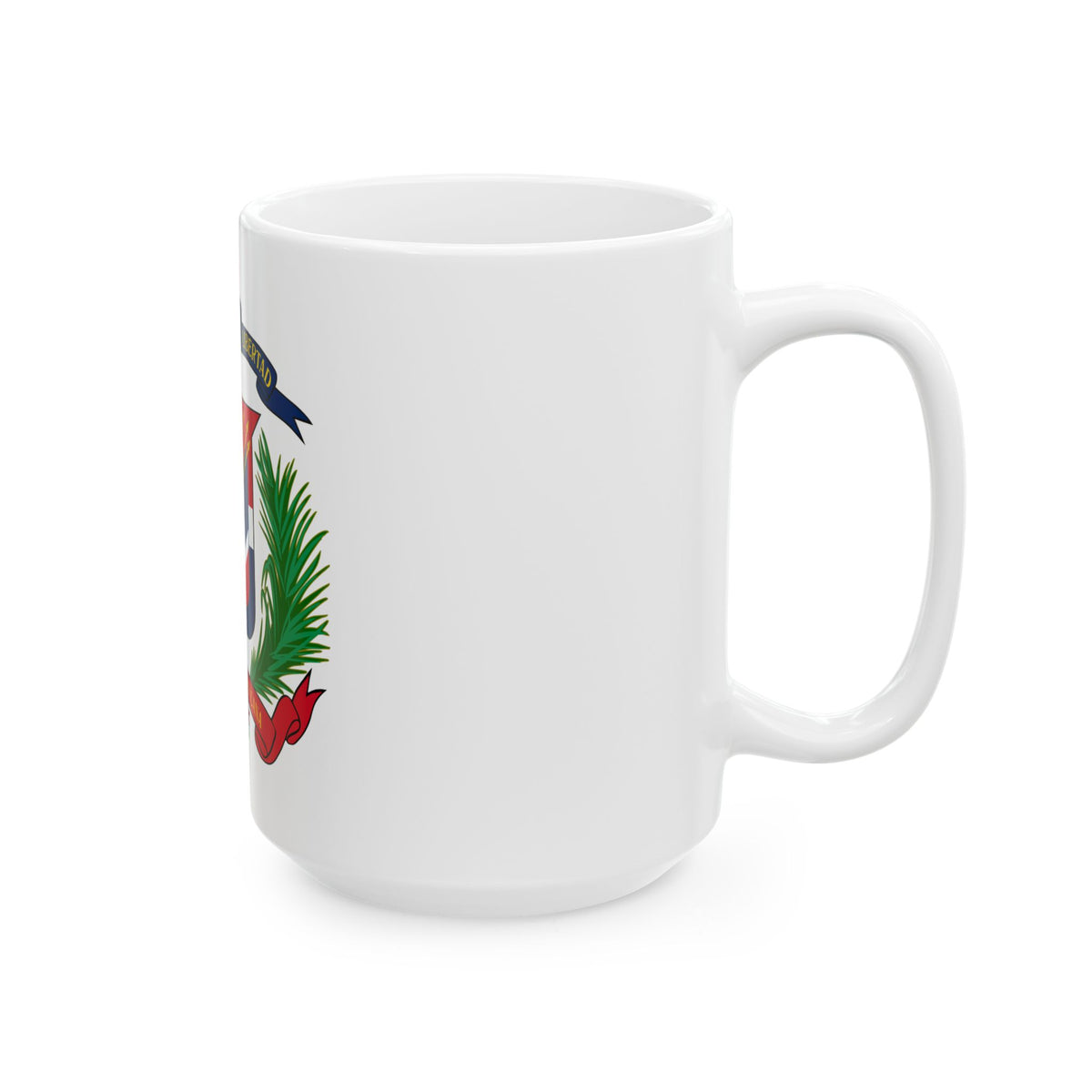 Coat of arms of the Dominican Republic - White Coffee Mug