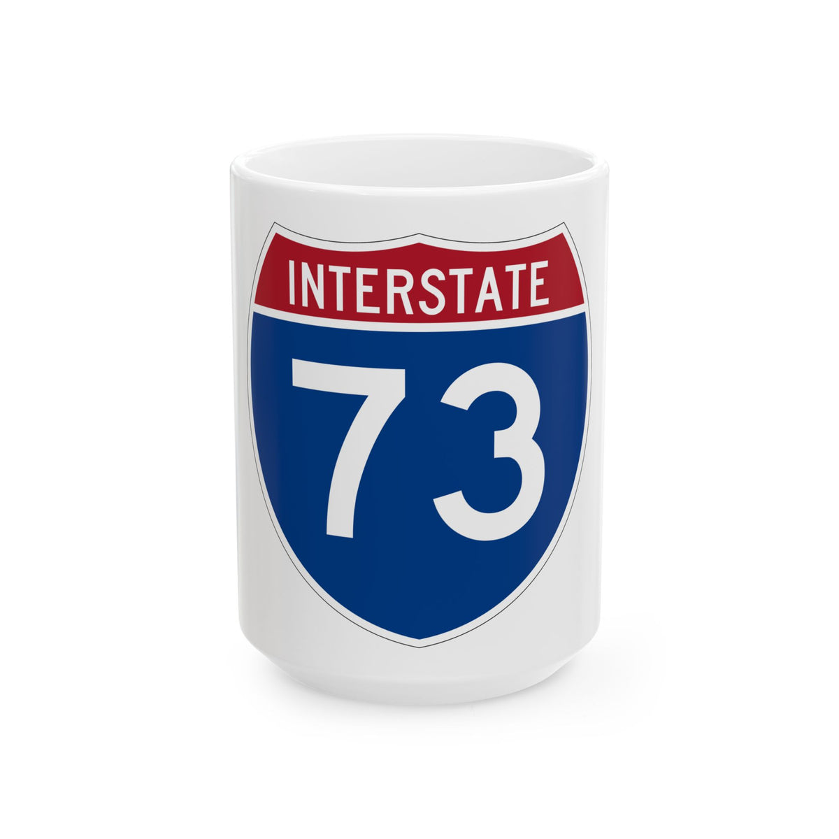 Interstate 73 (U.S. Highways) White Coffee Mug