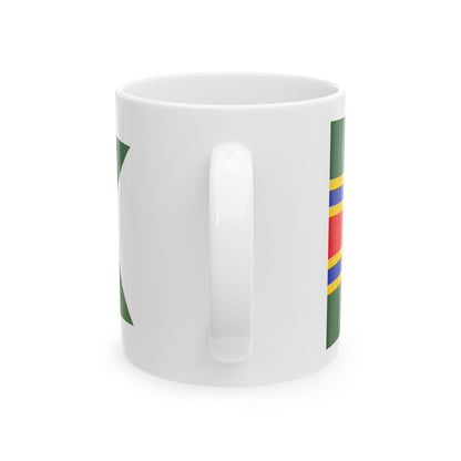 USNavyMeritoriousUnitCommendationPennant (United States) White Coffee Mug