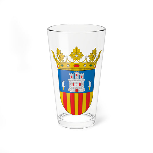 Escudo de Azlor-Huesca (Spain) (Coat of Arms) Pint Glass 16oz