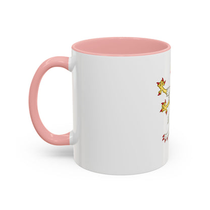 Gryphon Badge of Edward III - Accent Coffee Mug
