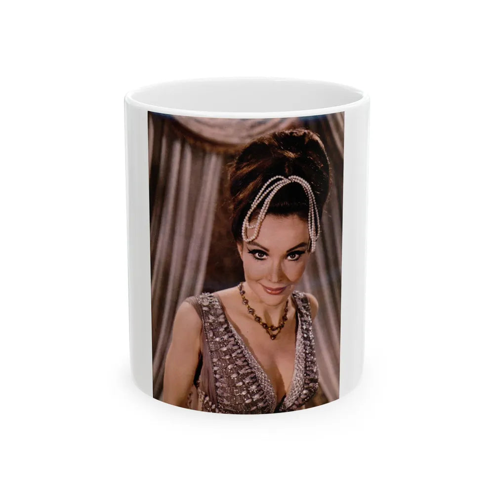 Francine York #146 (Vintage Female Icon) White Coffee Mug-11oz-Go Mug Yourself