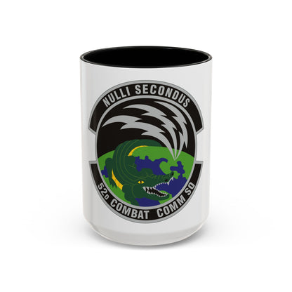 52d Combat Communications Squadron (U.S. Air Force) Accent Coffee Mug