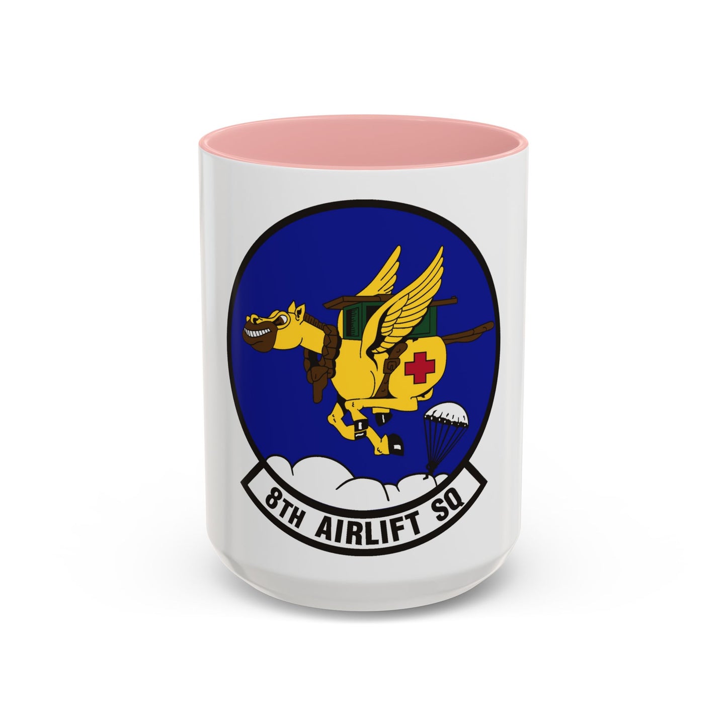 8th Airlift Squadron (U.S. Air Force) Accent Coffee Mug