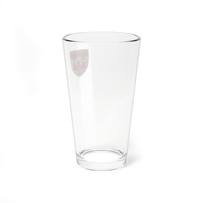 The Queens College Oxford Crest (England) (Coat of Arms) Pint Glass 16oz