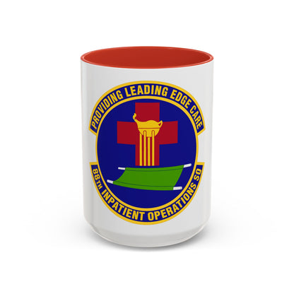 88 Inpatient Operations Squadron AFMC (U.S. Air Force) Accent Coffee Mug
