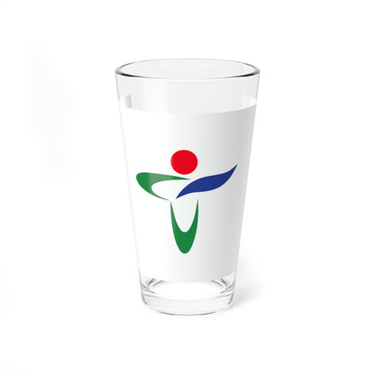 Flag of Tatsuno Hyogo (Japan) Pint Glass 16oz