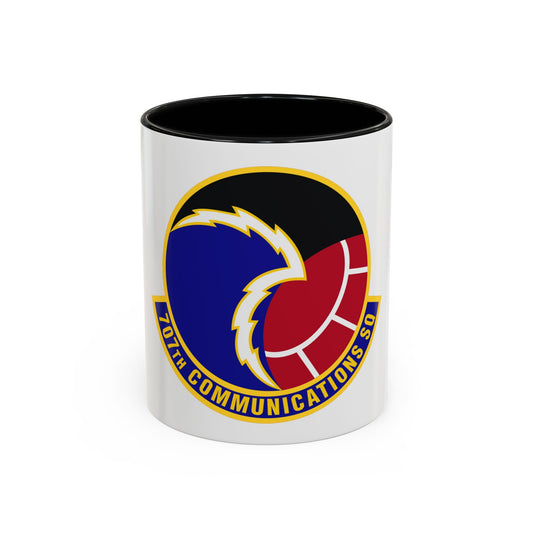 707th Communications Squadron (U.S. Air Force) Accent Coffee Mug