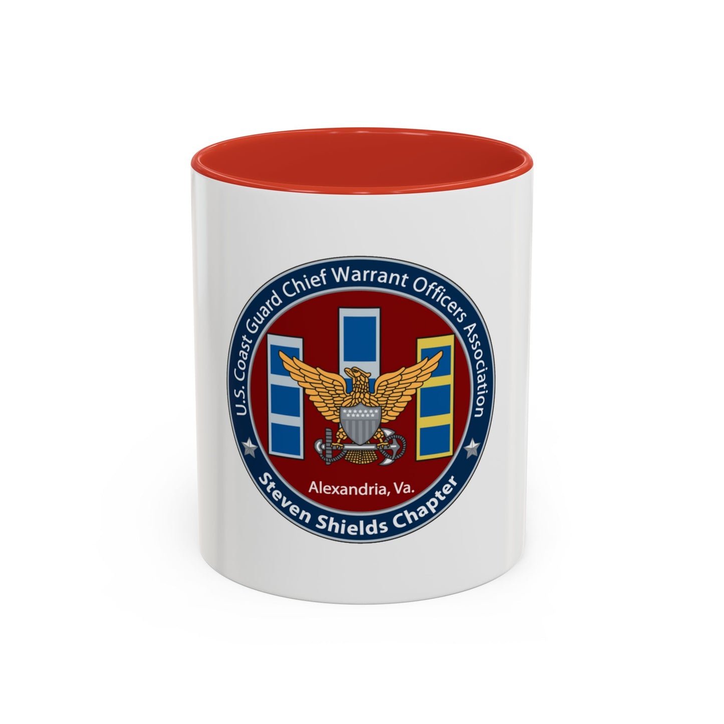 USCG CWO Assoc Steven Shields Chapter (U.S. Coast Guard) Accent Coffee Mug