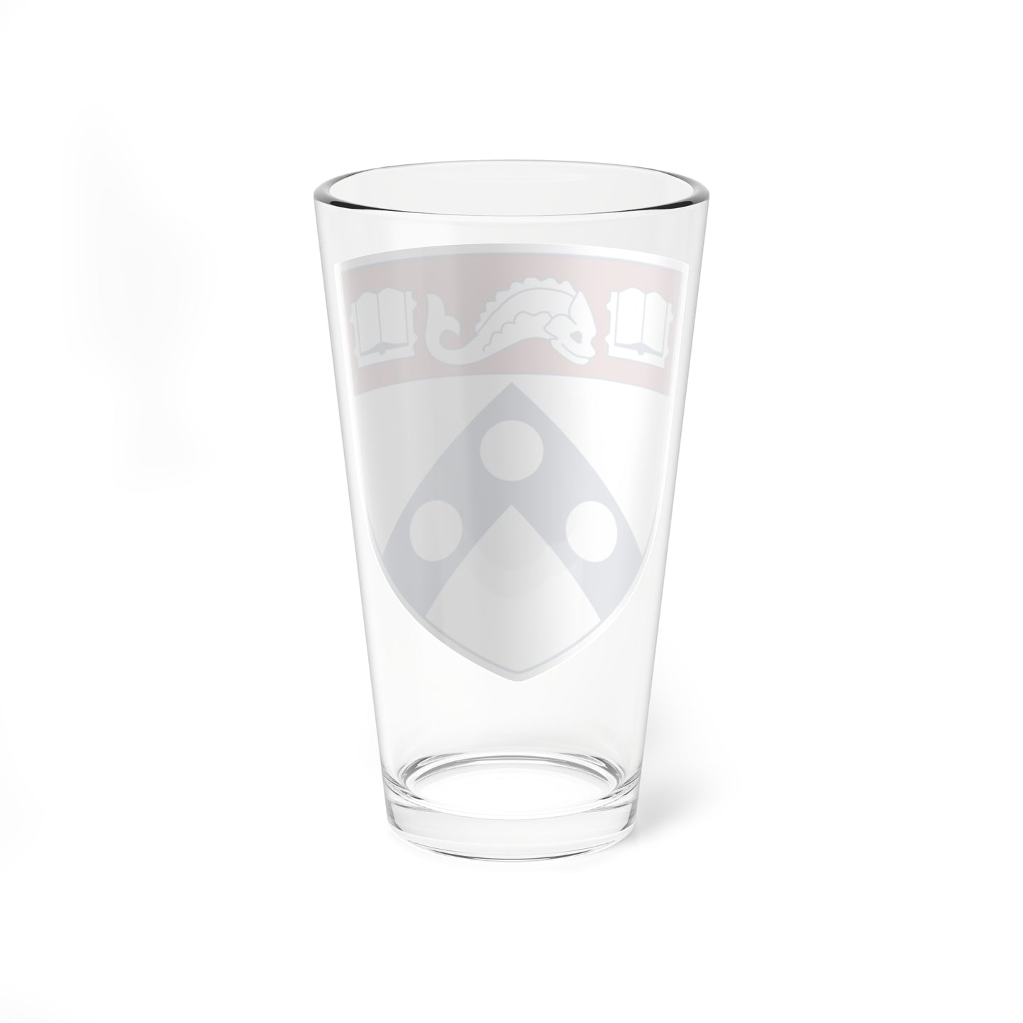 Shield of the University of Pennsylvania (United States) (Coat of Arms) Pint Glass 16oz