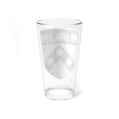 Shield of the University of Pennsylvania (United States) (Coat of Arms) Pint Glass 16oz