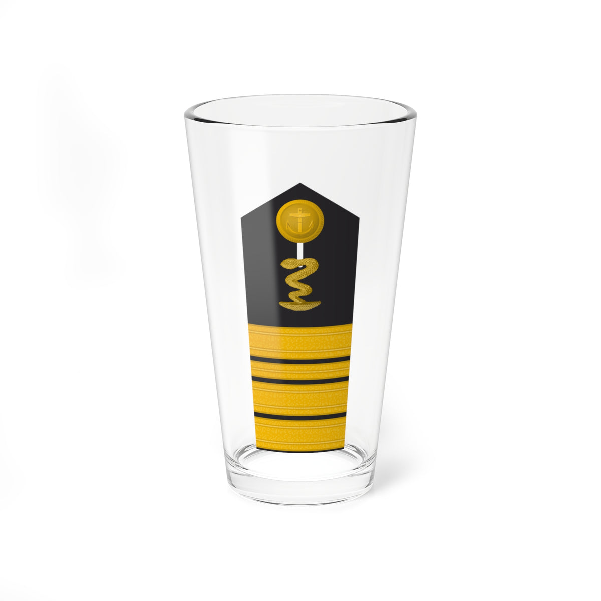 MDS 52d Flottillenapotheker San PH L (Military Rank) Pint Glass 16oz
