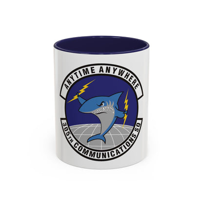 305th Communications Squadron (U.S. Air Force) Accent Coffee Mug