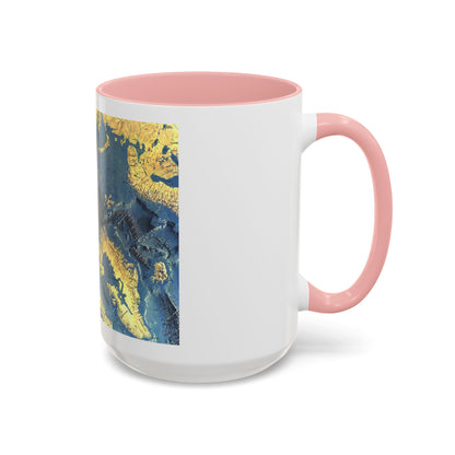 Arctic Ocean Floor (1971) (Map) Accent Coffee Mug