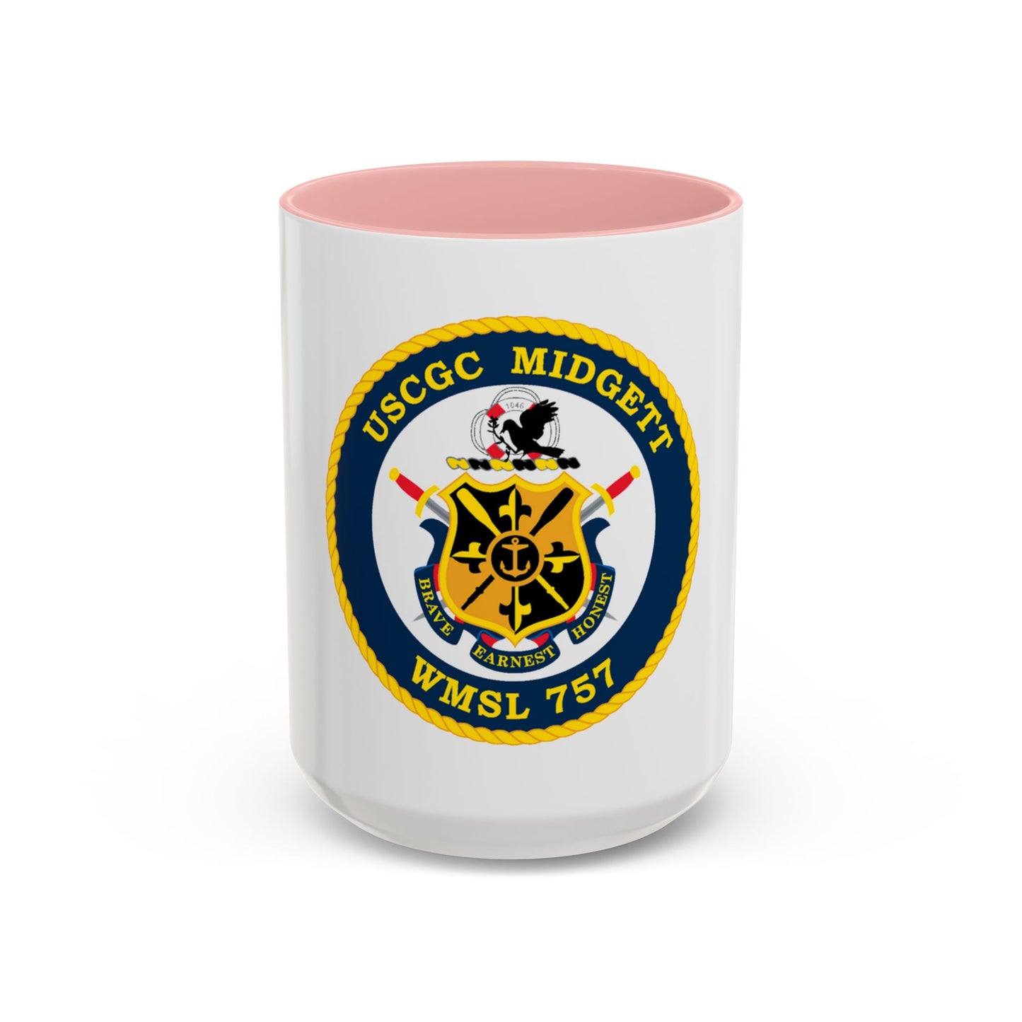 USCGC MIDGETT WMSL 757 (U.S. Coast Guard) Accent Coffee Mug