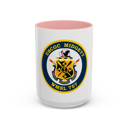 USCGC MIDGETT WMSL 757 (U.S. Coast Guard) Accent Coffee Mug