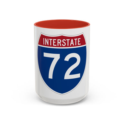 Interstate 72 (U.S. Highways) Accent Coffee Mug