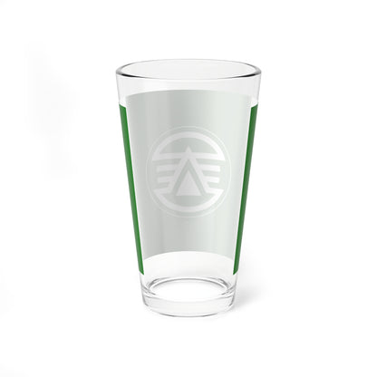 Flag of Kasuga Fukuoka (Japan) Pint Glass 16oz