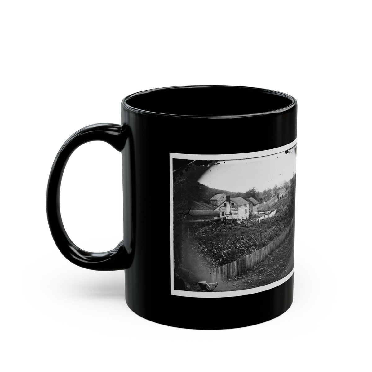 Antietam, Maryland. Bridge Across The Antietam. Northeast View (U.S. Civil War) Black Coffee Mug