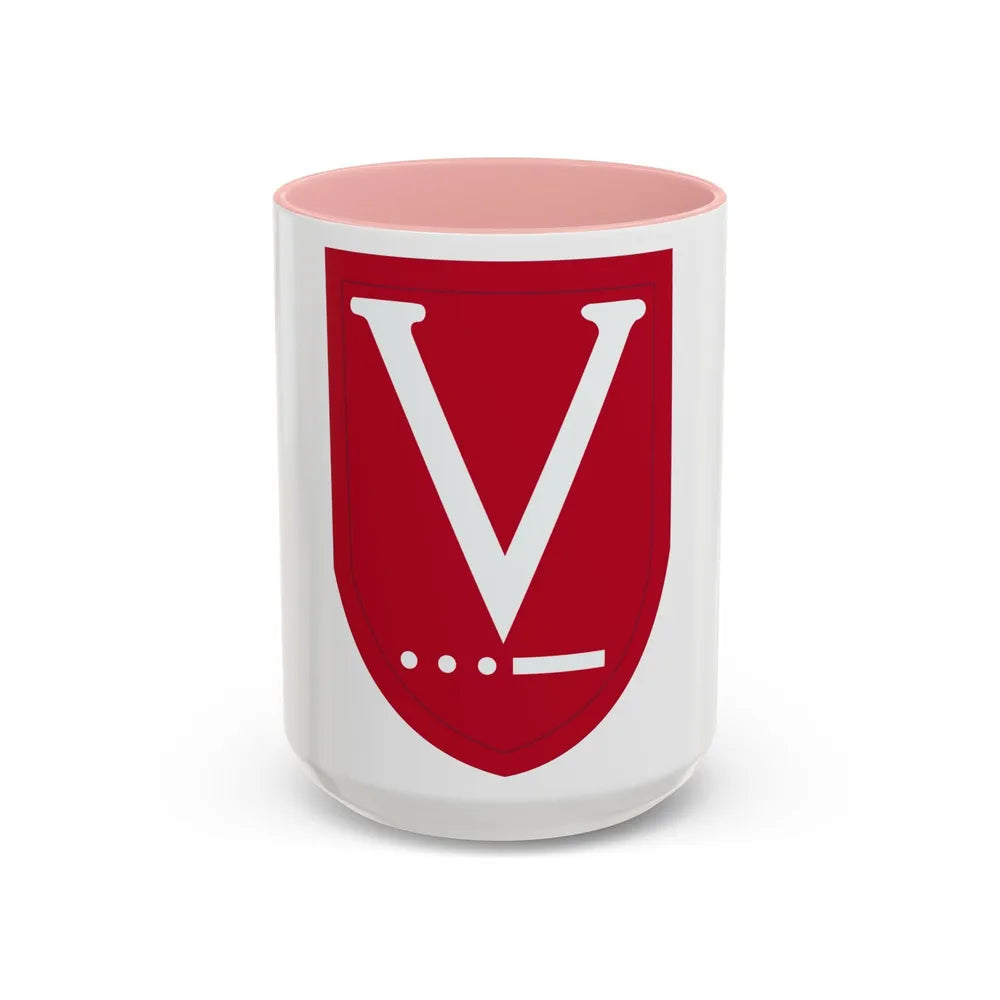 Victory Task Force (U.S. Army) Accent Coffee Mug-15oz-Pink-Go Mug Yourself