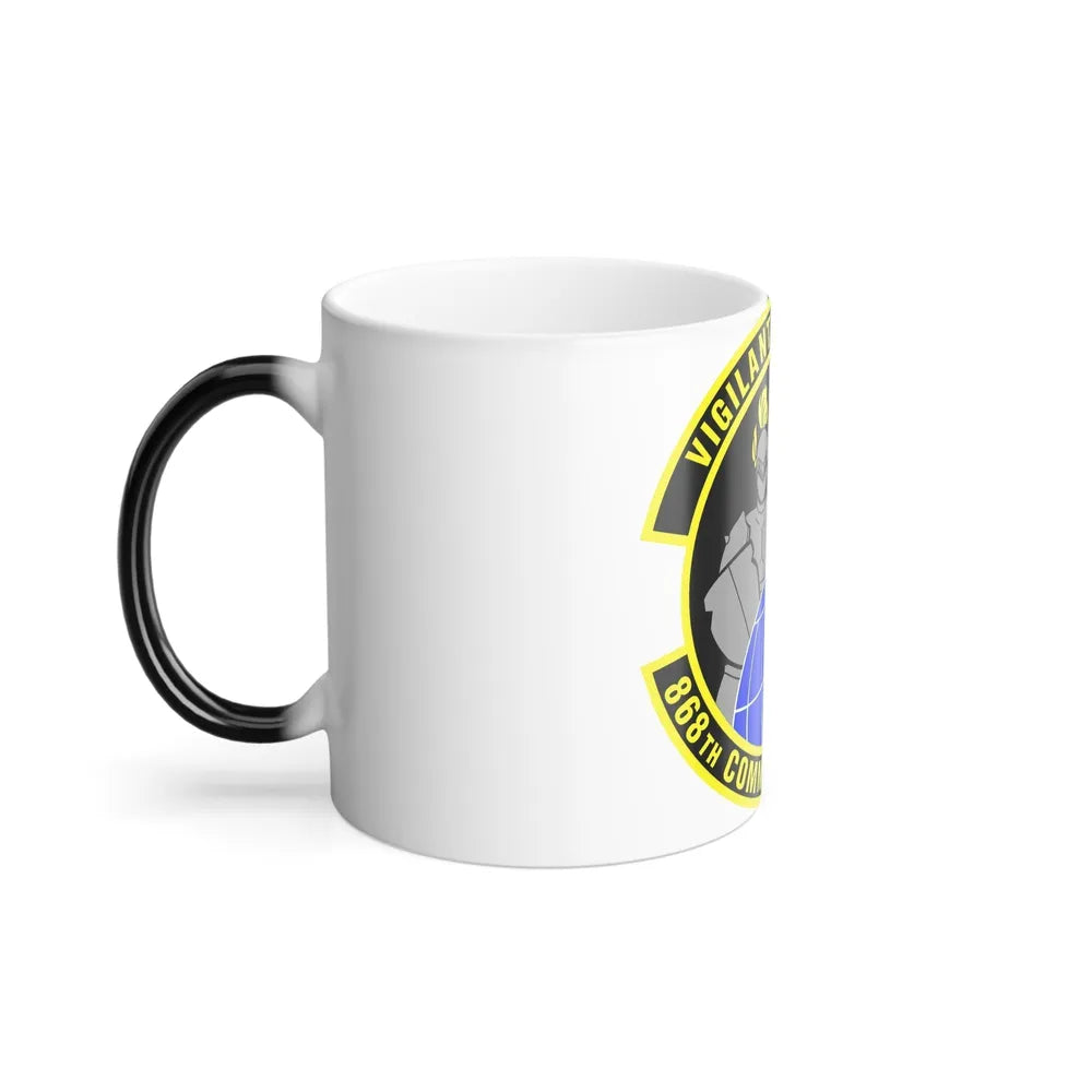 868th Communications Squadron (U.S. Air Force) Color Changing Mug-Go Mug Yourself