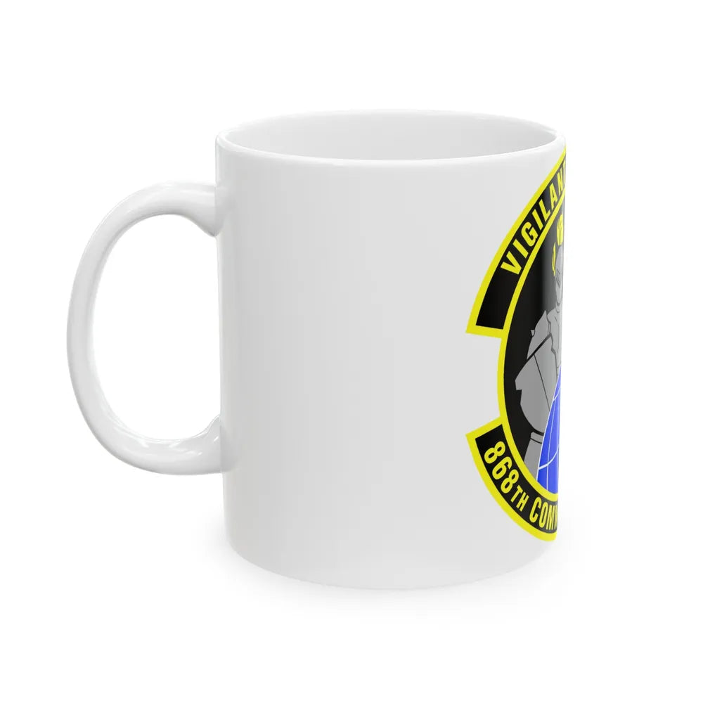 868th Communications Squadron (U.S. Air Force) White Coffee Mug-Go Mug Yourself