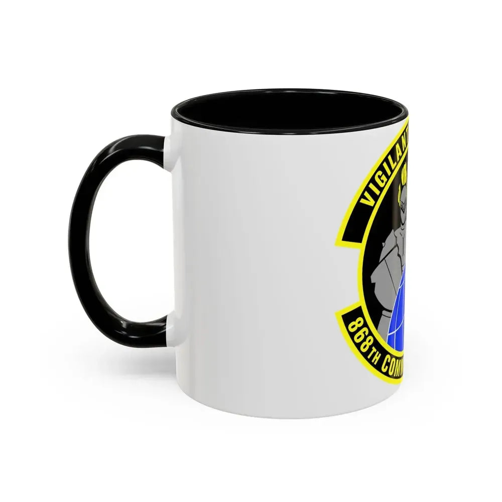 868th Communications Squadron (U.S. Air Force) Accent Coffee Mug - Go Mug Yourself