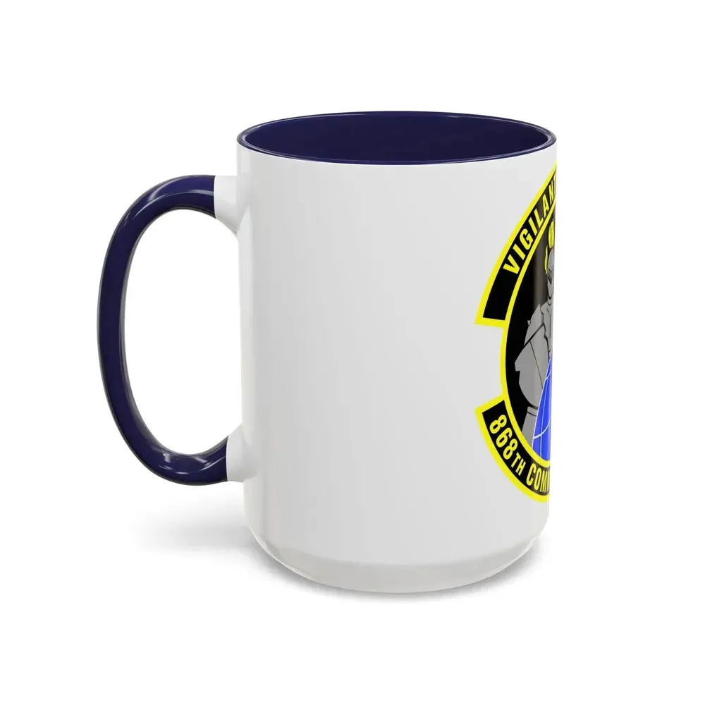 868th Communications Squadron (U.S. Air Force) Accent Coffee Mug - Go Mug Yourself