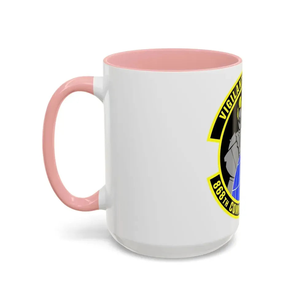 868th Communications Squadron (U.S. Air Force) Accent Coffee Mug - Go Mug Yourself