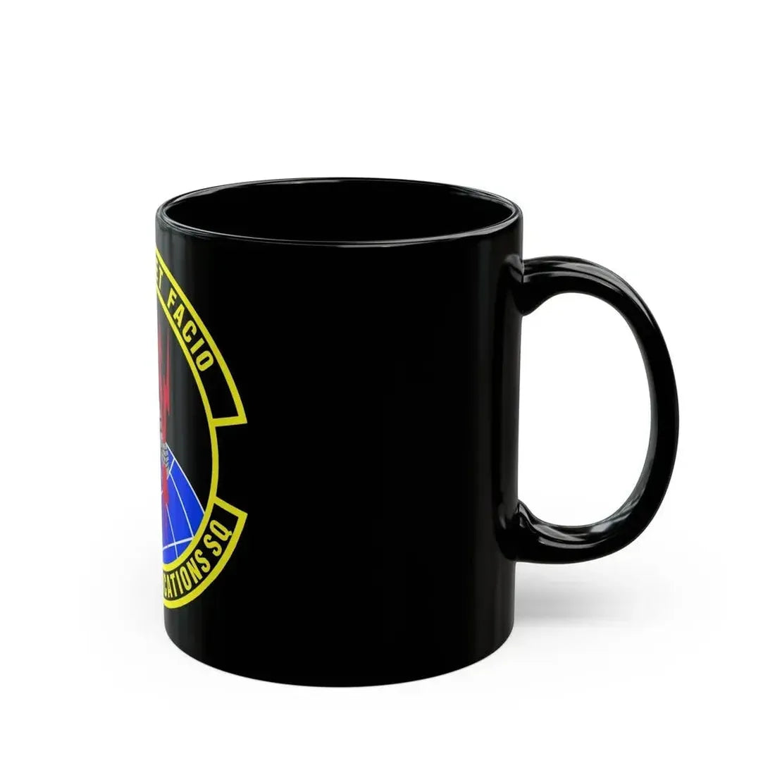 868th Communications Squadron (U.S. Air Force) Black Coffee Mug - Go Mug Yourself