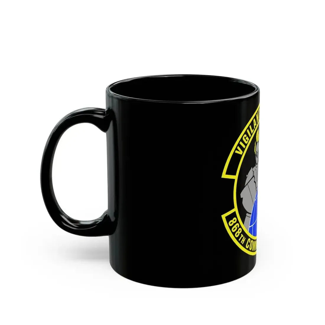 868th Communications Squadron (U.S. Air Force) Black Coffee Mug - Go Mug Yourself
