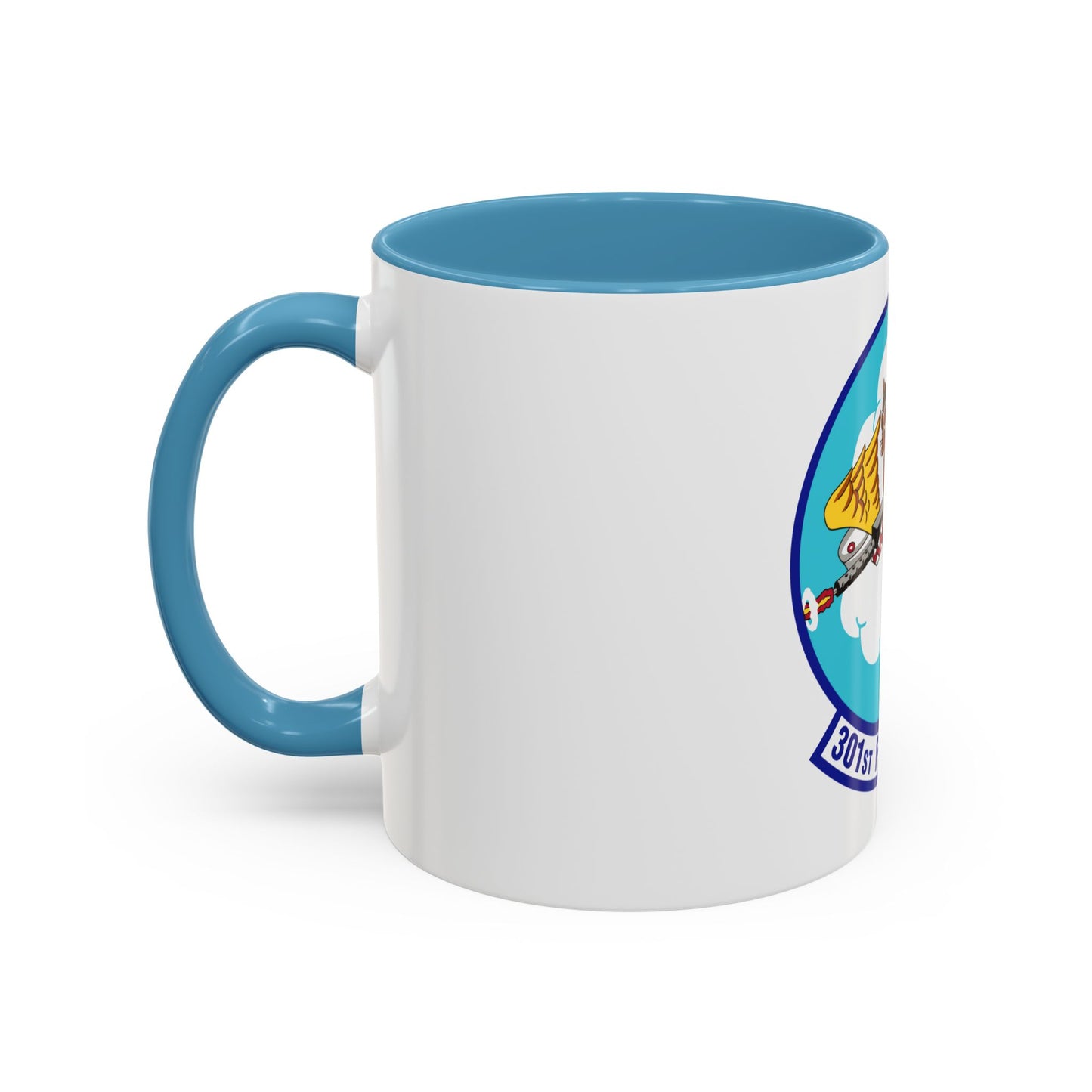 301st Fighter Squadron AETC Emblem (U.S. Air Force) Accent Coffee Mug