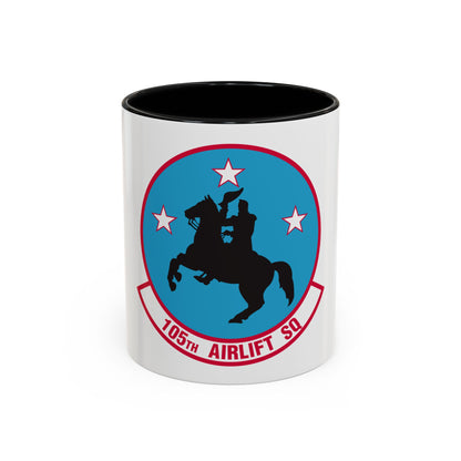 105th Airlift Squadron (U.S. Air Force) Accent Coffee Mug