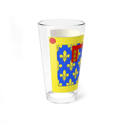 Unofficial Flag of Pas-De-Calais (France) Pint Glass 16oz